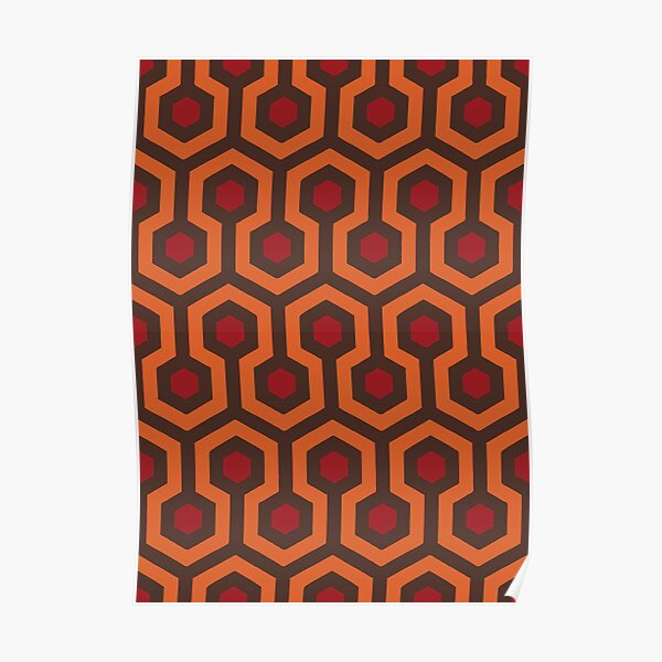 REDRUM Overlook Hotel Carpet Stephen King's The Shining Poster