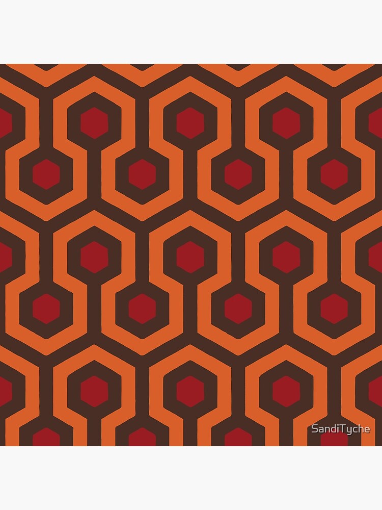REDRUM Overlook Hotel Carpet Stephen King's The Shining by SandiTyche