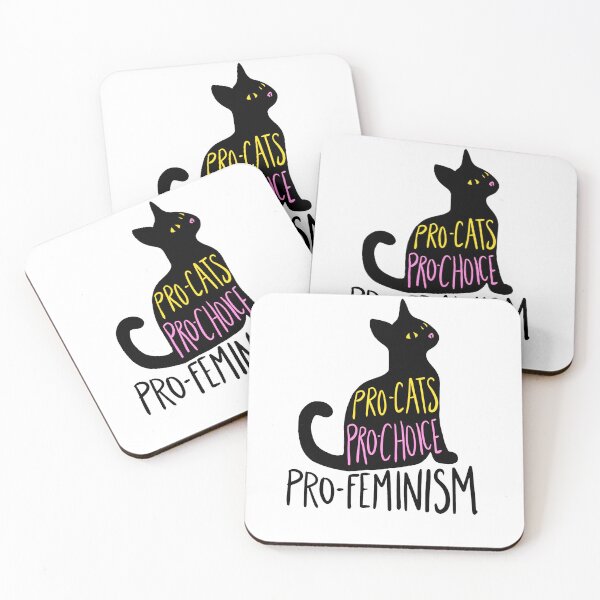 Item preview, Pro-cats pro-choice pro-feminism designed and sold by Ly033.