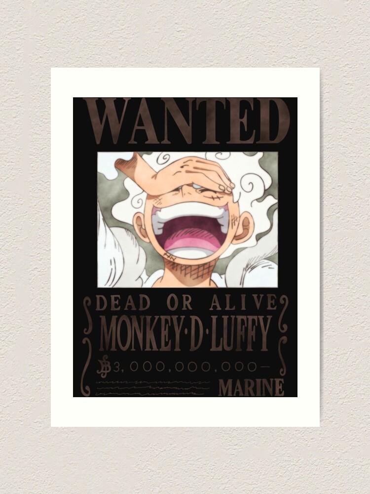 One Piece - Anime / Manga Poster / Print (Wanted - Monkey D. Luffy)