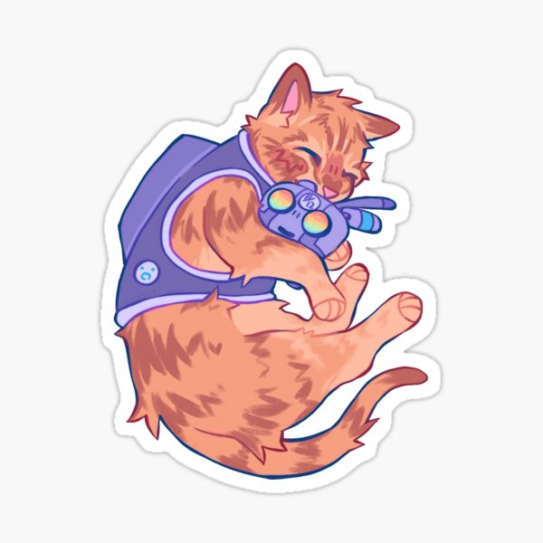 Stray Cat Game Sticker for Sale by Iandems