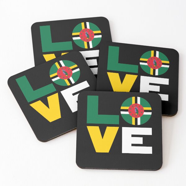 Item preview, Dominica Dominican Dominica Flag Love designed and sold by ShopTheStyle.