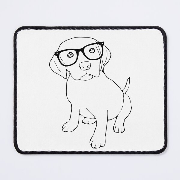 Item preview, Puppy with Glasses designed and sold by KGoPrintables.