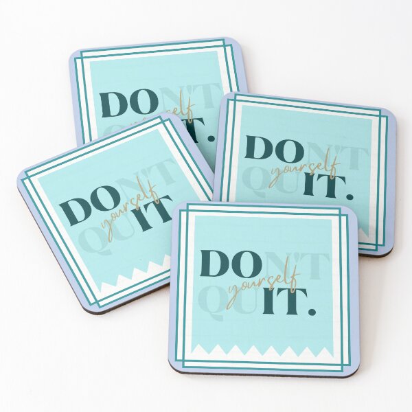 Item preview, Don't quit and do it yourself | self motivation | gift for your children or students | designed and sold by Arteartz.