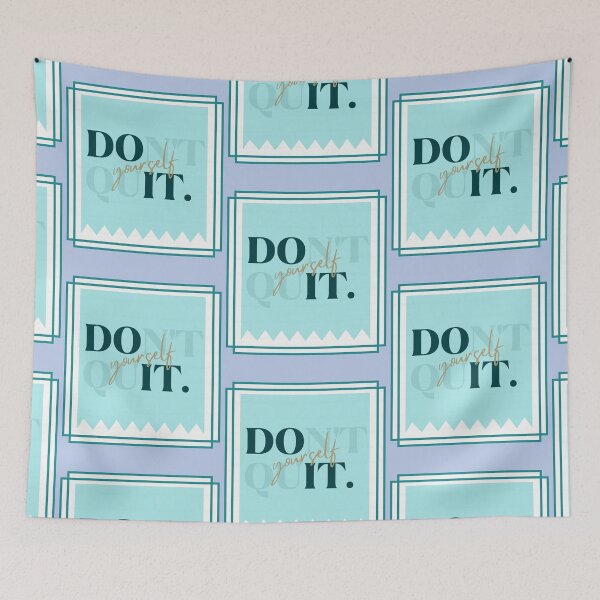 Item preview, Don't quit and do it yourself | self motivation | gift for your children or students | designed and sold by Arteartz.