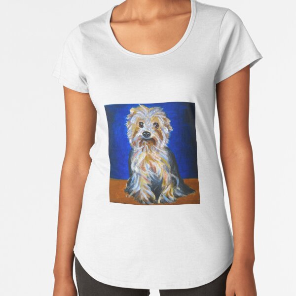 Mindy Portrait Premium Scoop T-Shirt