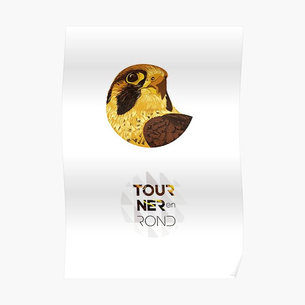 Tourner En Rond - Faucon Poster