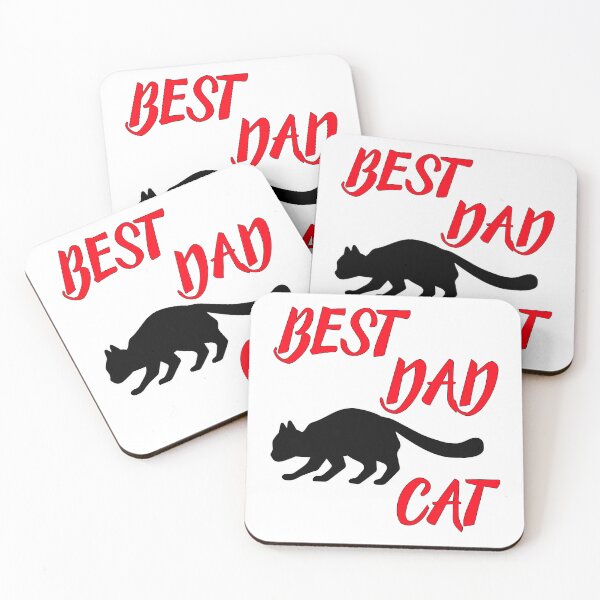 Item preview, BEST DAD CAT designed and sold by Designer-amjed.