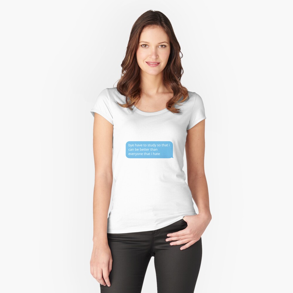 Item preview, Fitted Scoop T-Shirt designed and sold by divinefemme.