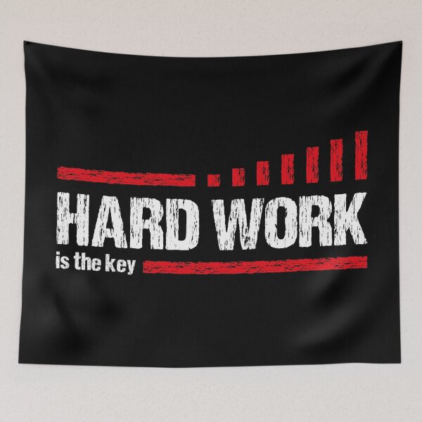 Item preview, Hard work is the key for all motivation designed and sold by TheLuckyShirts.