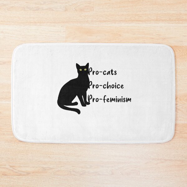 Item preview, Pro-cats Pro-choice Pro-feminism classic designed and sold by Ly033.