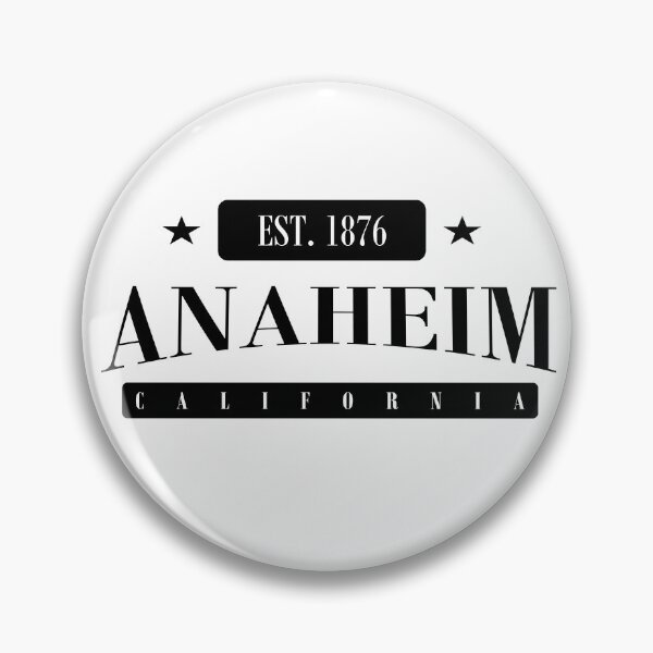 Item preview, Anaheim Est. 1876 Standard Black designed and sold by The Street Sign Store.