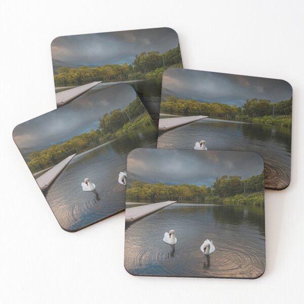 Item preview, Swans on LLyn Padarn designed and sold by Leighton Collins.