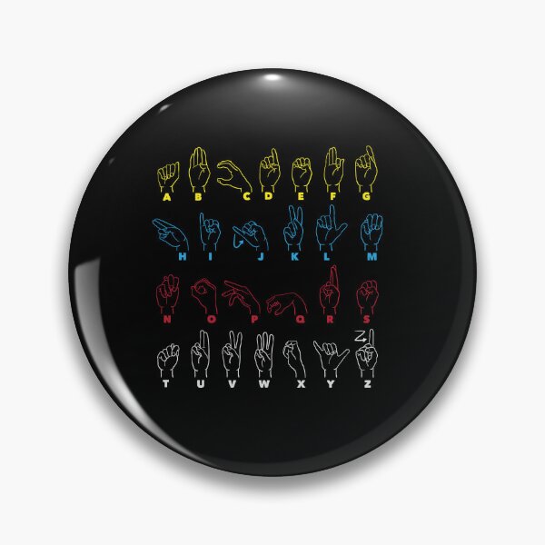 Item preview, ASL Alphabet Teacher American Sing Language ASL Chart designed and sold by ShopTheStyle.