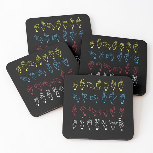 Item preview, ASL Alphabet Teacher American Sing Language ASL Chart designed and sold by ShopTheStyle.