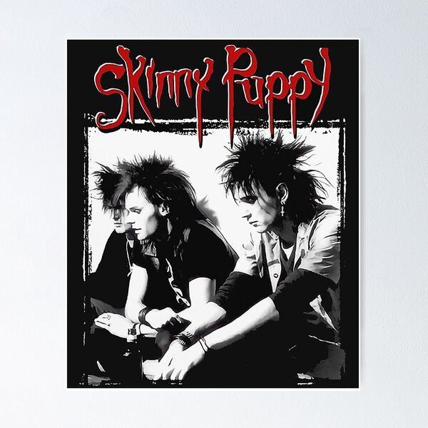 Artikel-Vorschau von Herren Meine Lieblings Industrial Skinny Musik Puppy Group Retro Vintage, designt und verkauft von Hao80La.