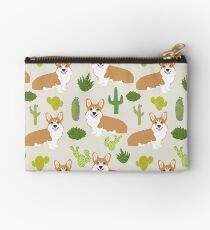 Corgi welsh corgi southwest cactus dog dogs dog breed dog pattern pet friendly Studio Pouch