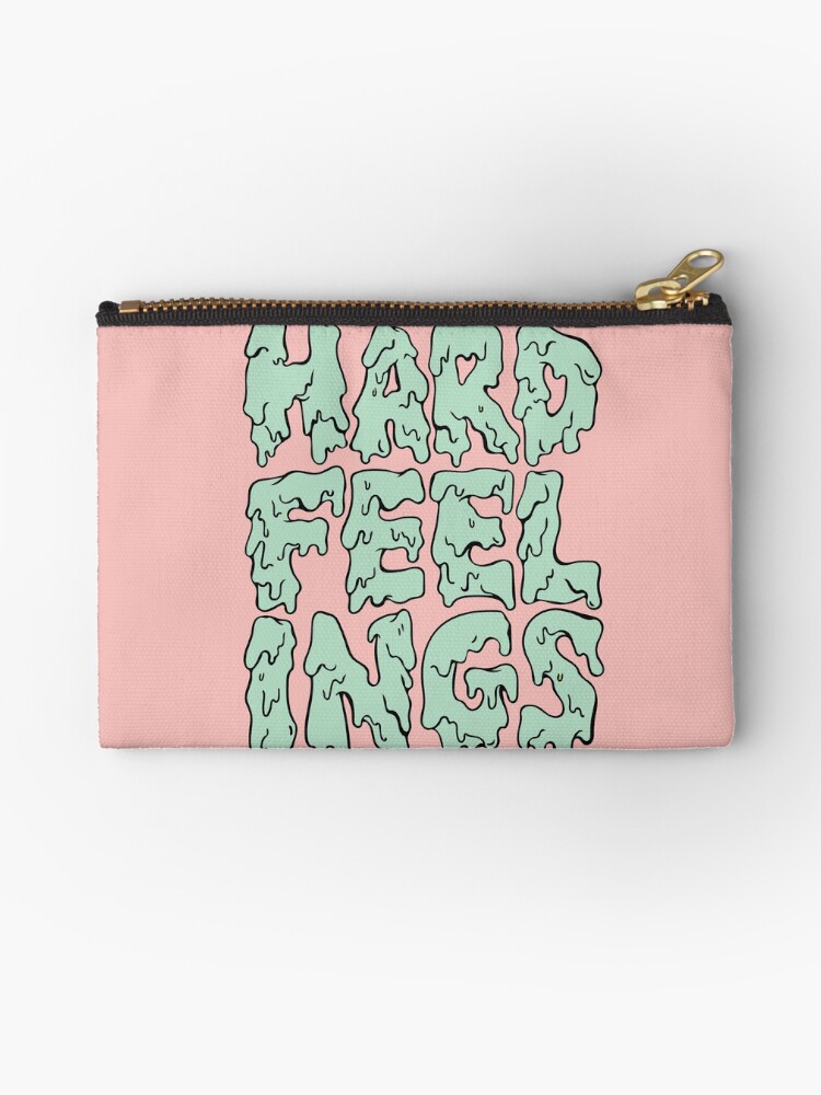 Thumbnail 1 of 4, Zipper Pouch, Hard Feelings designed and sold by RebekahLynne.