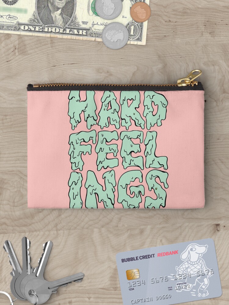 Thumbnail 3 of 4, Zipper Pouch, Hard Feelings designed and sold by RebekahLynne.