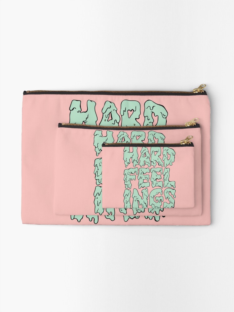 Thumbnail 2 of 4, Zipper Pouch, Hard Feelings designed and sold by RebekahLynne.