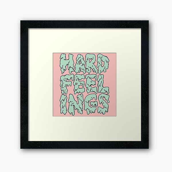 Hard Feelings Framed Art Print