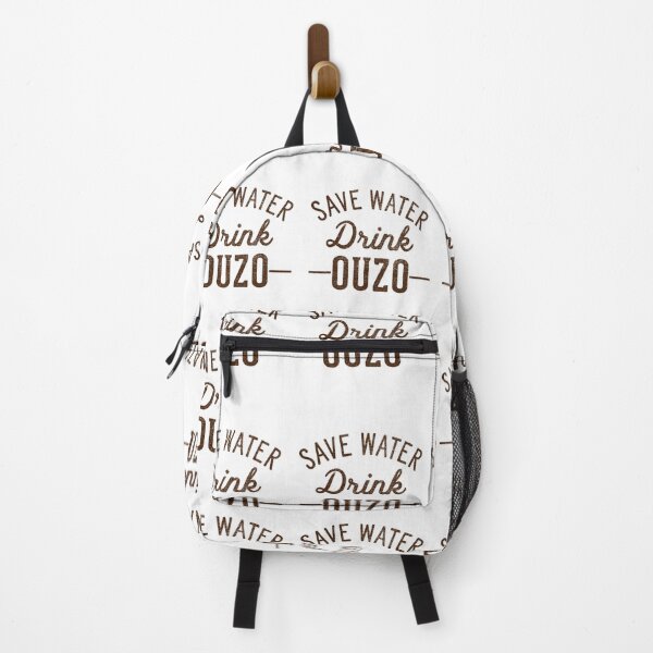 Item preview, Grunge Vintage Save Water Drink Ouzo designed and sold by nedrae.