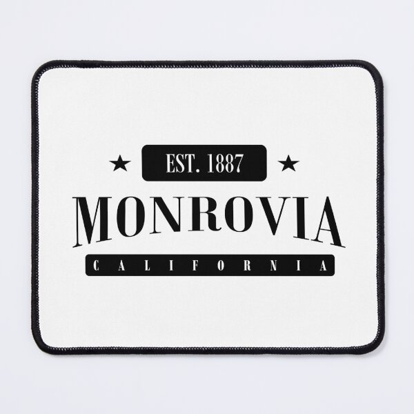 Item preview, Monrovia Est. 1887 Standard Black designed and sold by The Street Sign Store.