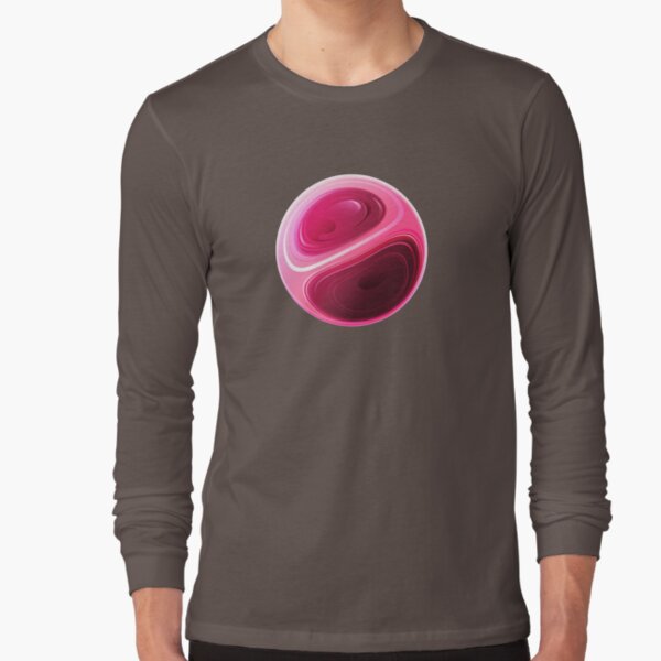 Abstract red-pink sphere Long Sleeve T-Shirt