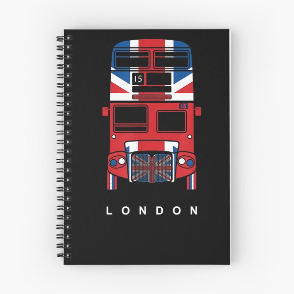 Item preview, Famous London Double Decker Red Bus With UK Flag Pattern designed and sold by nedrae.