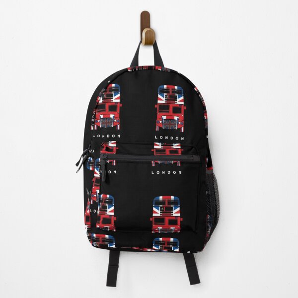 Item preview, Famous London Double Decker Red Bus With UK Flag Pattern designed and sold by nedrae.