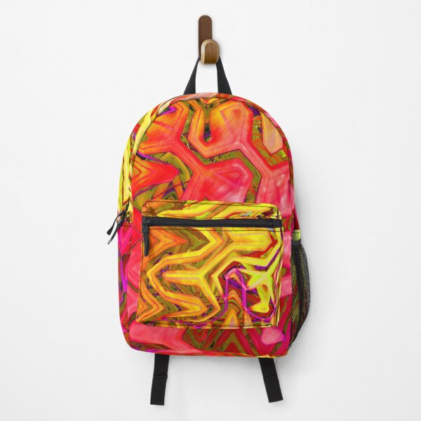 Item preview, Boho Colors Abstract Earthy Mystical Mix Yellow Ochre Burnt Orange Coral Pink Magenta 1 of 4 designed and sold by Beachy.