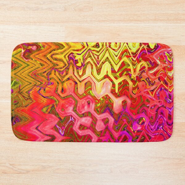 Item preview, Boho Colors Abstract Earthy Mystical Mix Yellow Ochre Burnt Orange Coral Pink Magenta 1 of 4  designed and sold by Beachy.