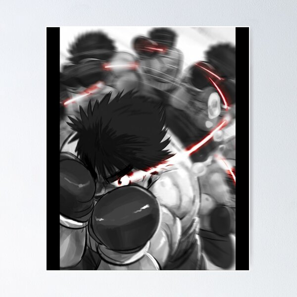 Hajime no Ippo New Challenger Anime Art Poster – My Hot Posters