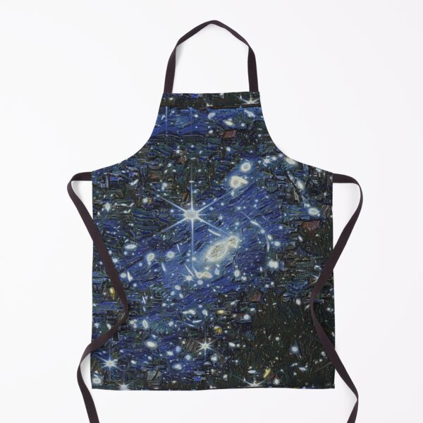 Item preview, JWST Space Telescope Deep Field in Van Gogh style [zoom] designed and sold by SolidEarthArt.