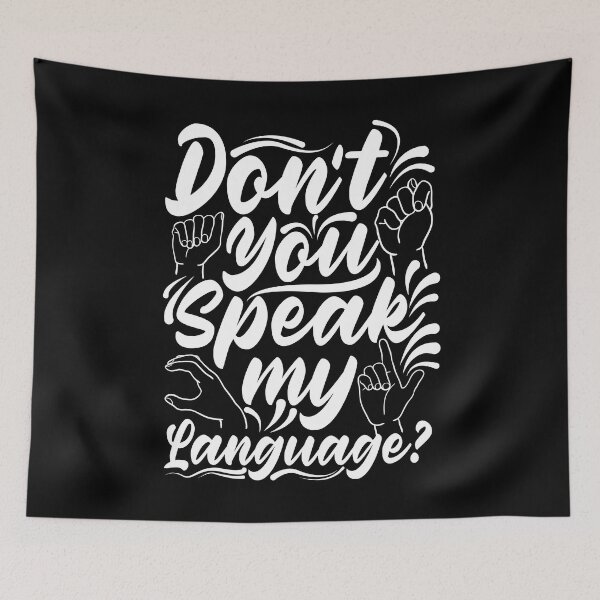 Item preview, ASL Alphabet Dont You Speak My American Sing Language designed and sold by ShopTheStyle.