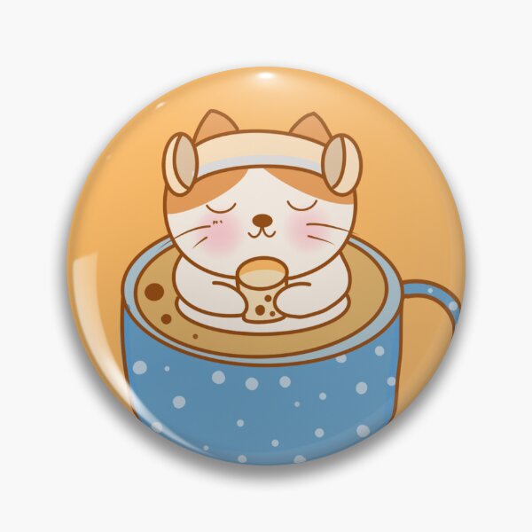 Item preview, Cute Little Meow In The Teacup designed and sold by Yuki Shop.