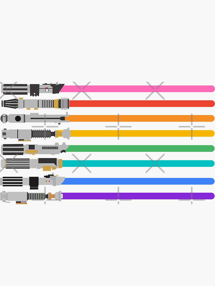Pride Lightsabers by kcgfx