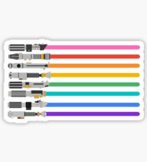 Pride Lightsabers Sticker