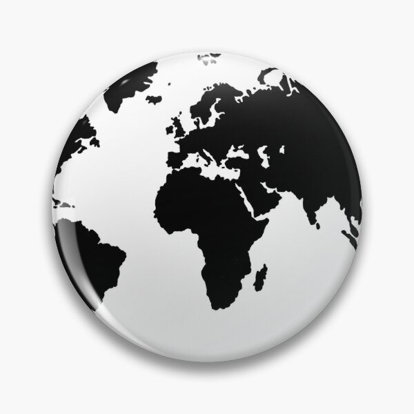 Item preview, World map black designed and sold by Milanicole.