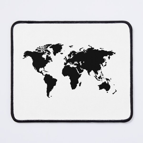 Item preview, World map black designed and sold by Milanicole.
