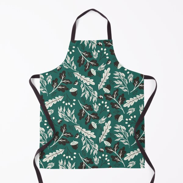 Item preview, pattern with leaves and acorns designed and sold by burbura.