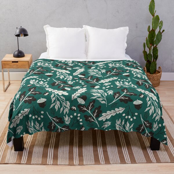 Item preview, pattern with leaves and acorns designed and sold by burbura.