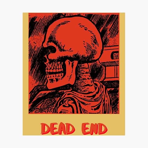 Item preview, Dead End  Red Skeleton Illustration192 designed and sold by Cipherstudio.
