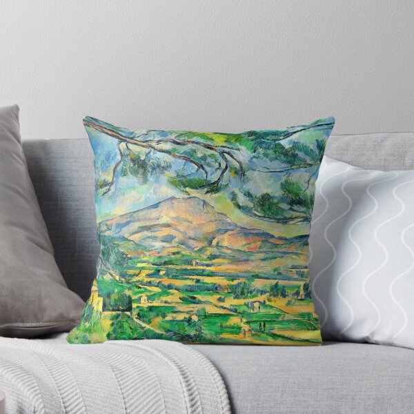 Artikelvorschau, Mont Sainte-Victoire with Large Pine by Paul Cezanne - digital enhancement entworfen und verkauft von NickoPrints.