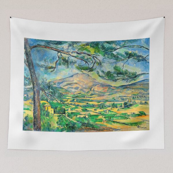 Item preview, Mont Sainte-Victoire with Large Pine by Paul Cezanne - digital enhancement designed and sold by NickoPrints.