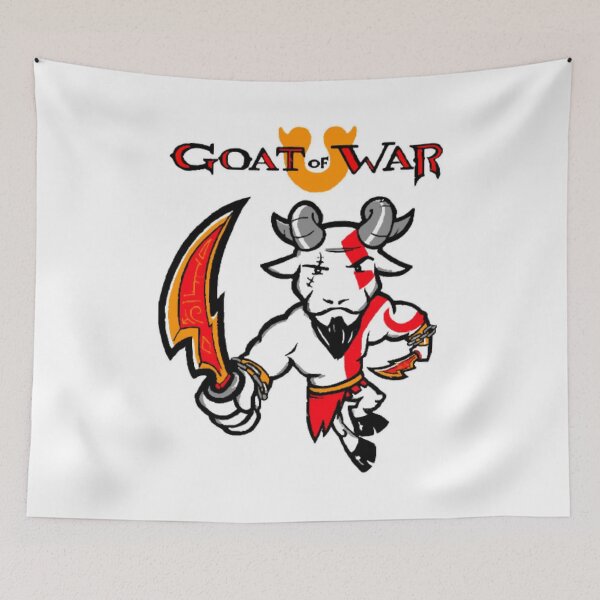 Item preview, Goat of War Funny Gift Fan designed and sold by BlaszcMartyna.