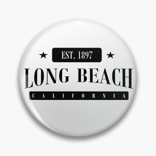 Item preview, Long Beach Est. 1897 Standard Black designed and sold by The Street Sign Store.