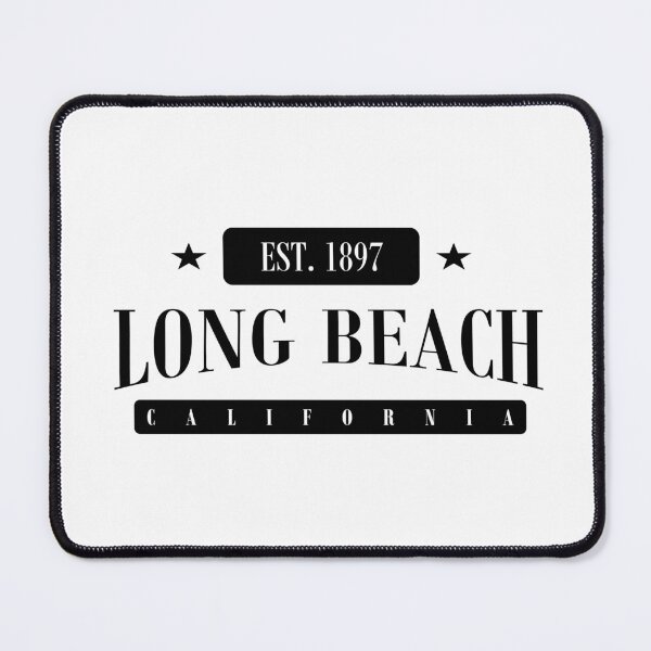 Item preview, Long Beach Est. 1897 Standard Black designed and sold by The Street Sign Store.