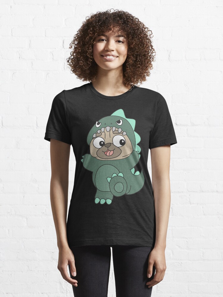 Alternate view of Pugsaur Essential T-Shirt