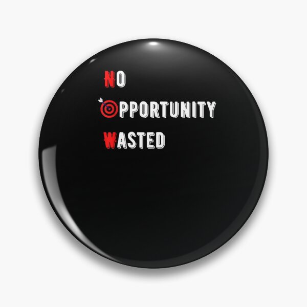 Item preview, Mens Motivational N.O.W. Retro No opportunity wasted designed and sold by edensmr.